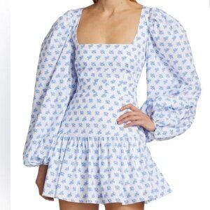 Caroline Constas Blue Julian Dress - NWT!